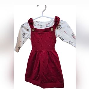 Carter's Holiday Gingerbread Dress Size 3 Mos